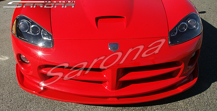 Custom Dodge Viper Front Bumper Add-on  Coupe Front Lip/Splitter (2003 - 2010) - $490.00 (Part #DG-003-FA)